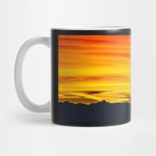 Sunset mountain Mug